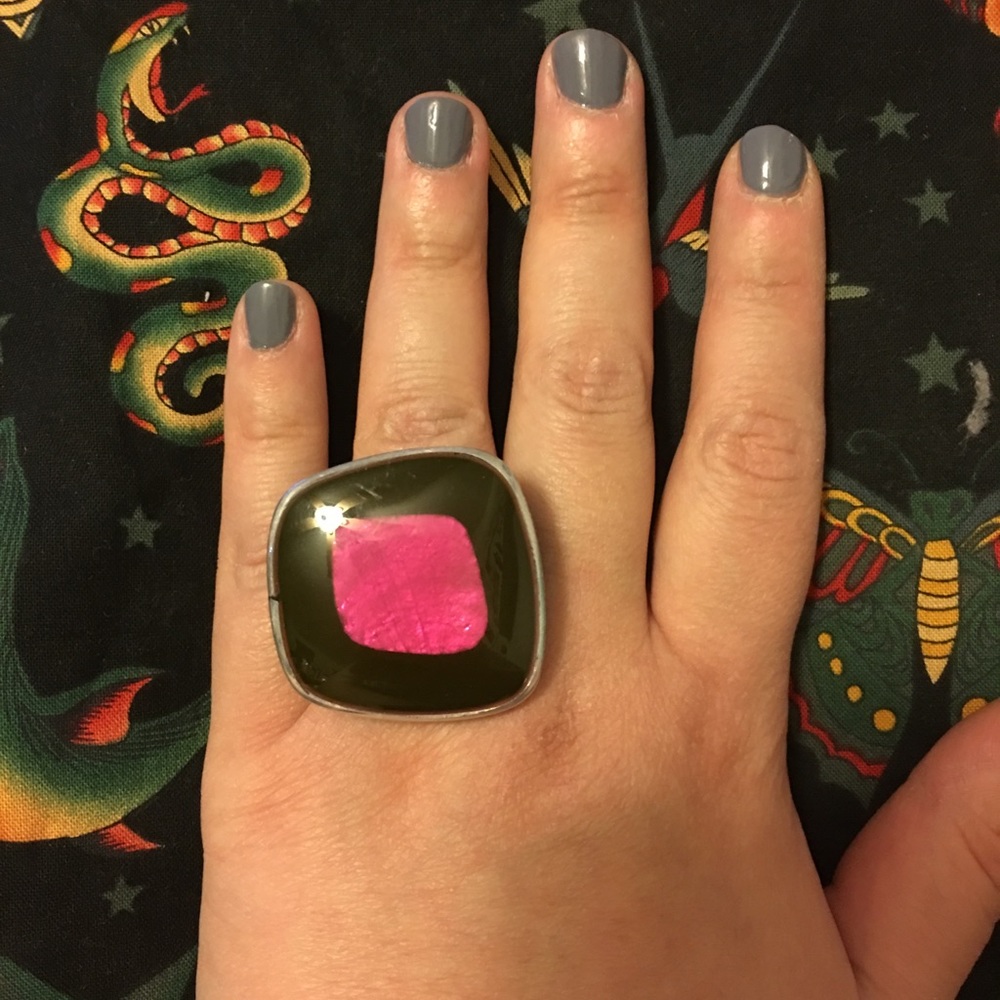 Large Multi Colored Ring - image 2